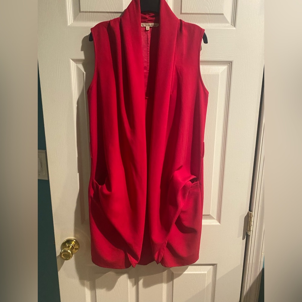 Rachel Roy v neck kangaroo pouch pocket dress. Size 2. Missing belt. Like New